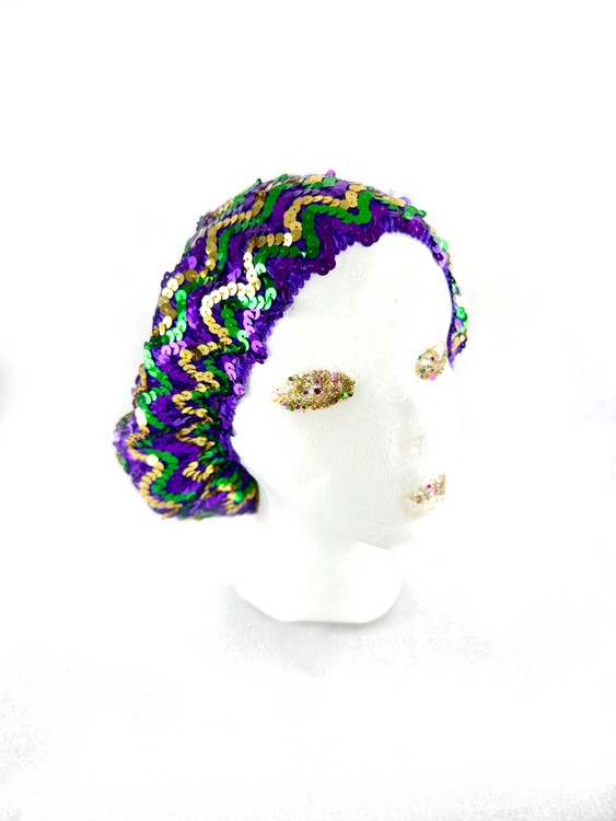 NEW!!PGG Sequin Beret 7.5"D