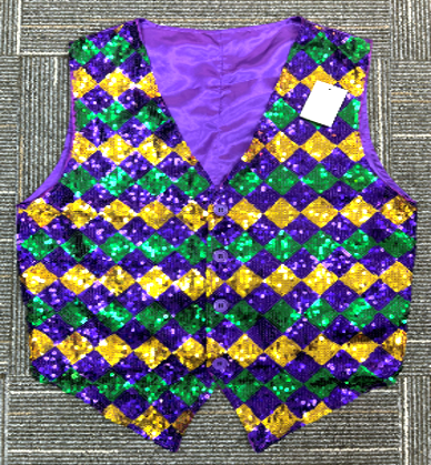 NEW!! PGG HARLEQUIN DESIGN VEST 4 SIZES