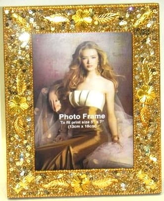 NEW!! ALL Gold Leaf Frame 8" x 10"