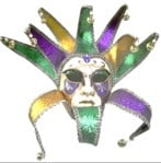 NEW!! Full Face Mask w Horns 26" x 6.5"