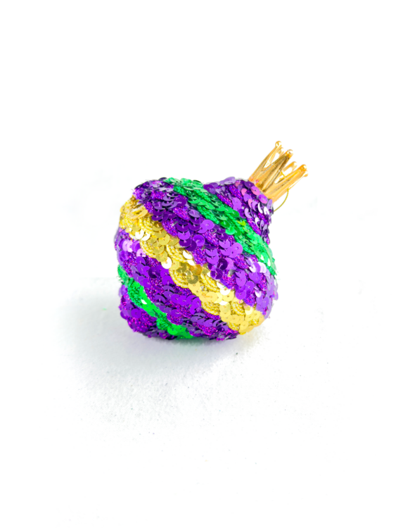 NEW!! Purple Sequin Ornament