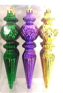 NEW!! PGG Asst Finial Ornaments 6"