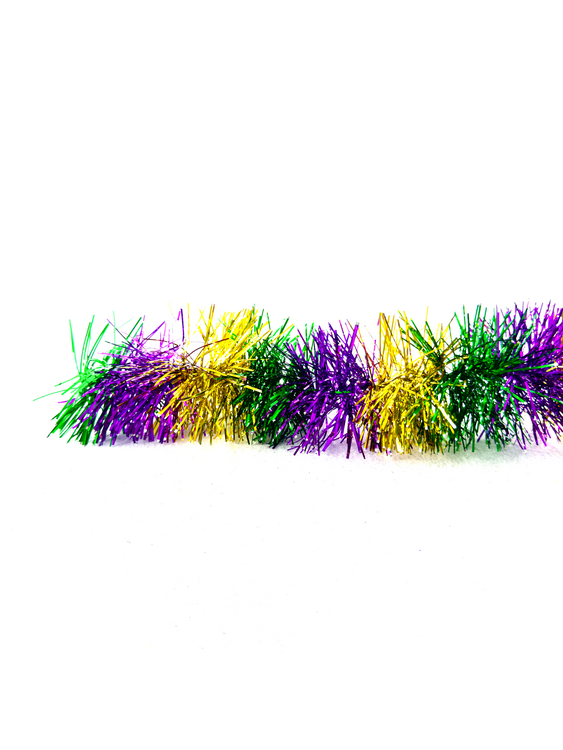 PGG Tinsel Garland 3.5" x 9ft