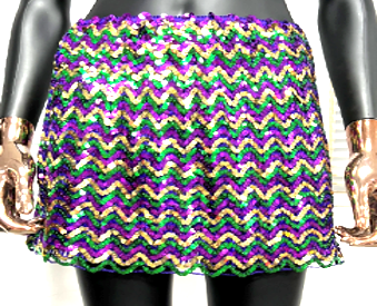 NEW!!! PGG SKIRT IN ZIG ZAG DESIGN 16"