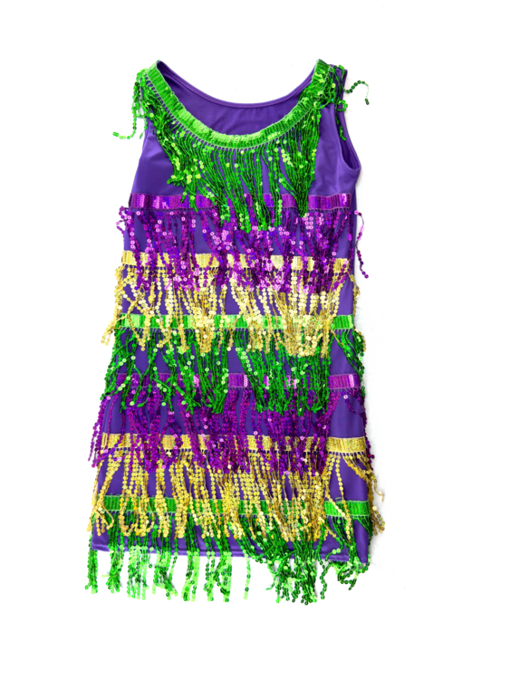 NEW!! PGG Sequin Dress w Fringe