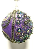 NEW!! Purple Sparkle Ornament 4"