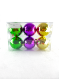 NEW!! PGG Tone on Tone Bx of 6 Ornaments 3"