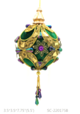 80mm Deluxe Gold Ornament